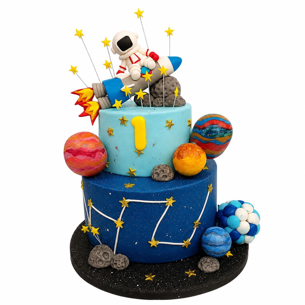 Minik Astronot Uzay Butik Pasta