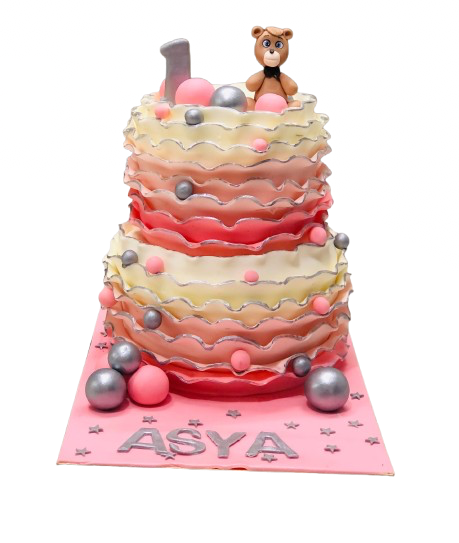 Ayıcıklı Pembe Rüya Butik Pasta