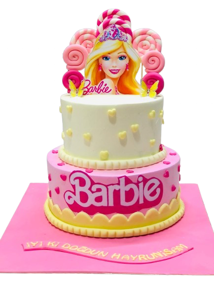 Barbie Şeker Dünyası Butik Pasta